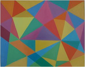 geometrijska kompozicija no 24., 2016., ulje na platnu, 80x100 cm.